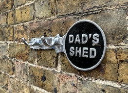 Dads shed key holder
